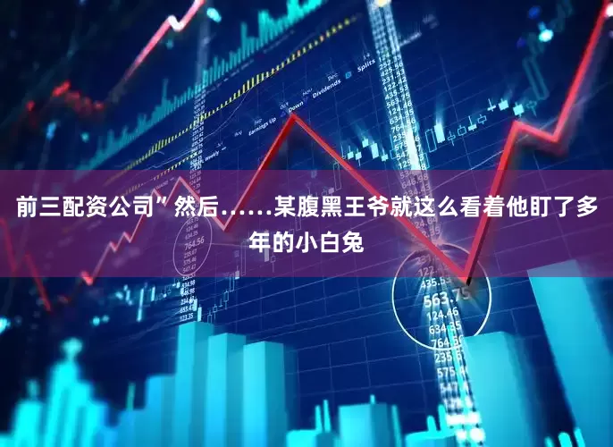 前三配资公司”然后……某腹黑王爷就这么看着他盯了多年的小白兔