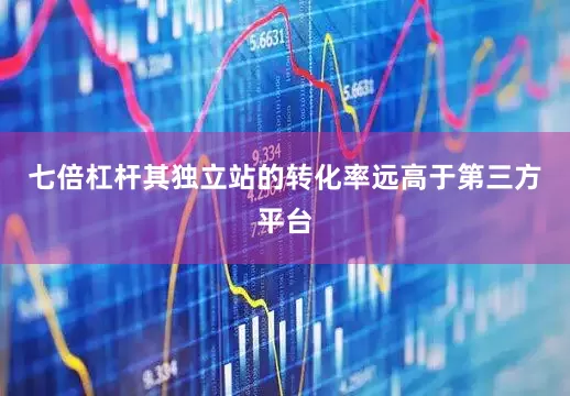七倍杠杆其独立站的转化率远高于第三方平台